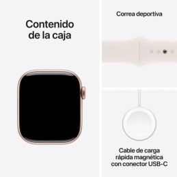 Smartwatch Apple Series 10 GPS + Cellular 42mm Rosa