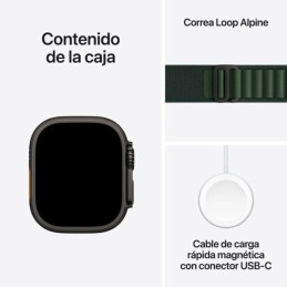 Smartwatch Apple Watch Ultra 2 MX4Q3TY/A Schwarz grün 49 mm