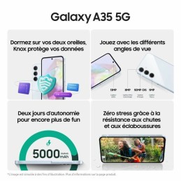 Smartphone Samsung Galaxy A35 Octa Core 6 GB RAM 128 GB Blau