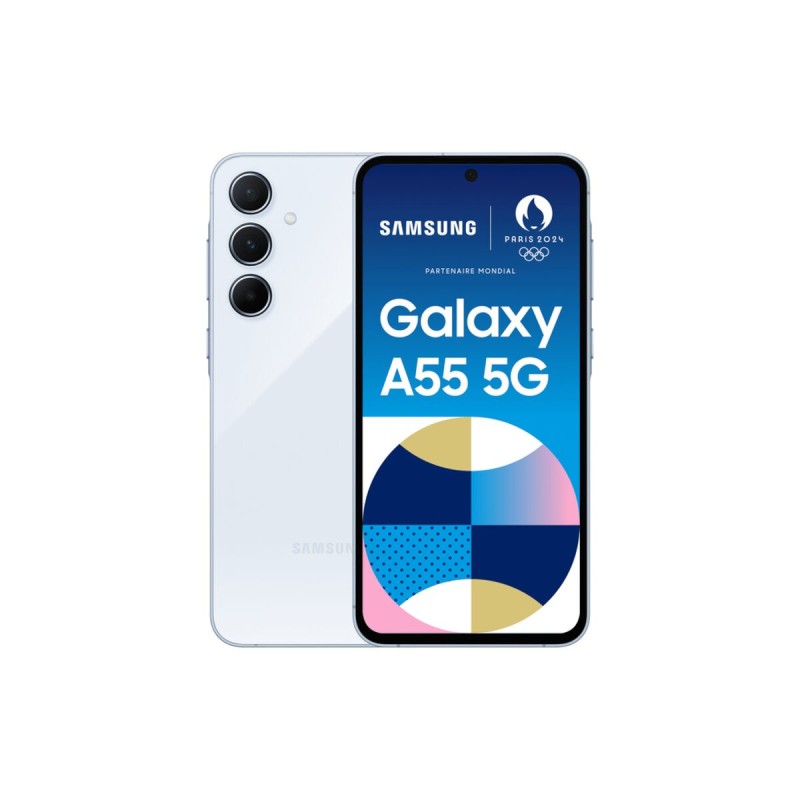 Smartphone Samsung Galaxy A55 Octa Core 8 GB RAM 128 GB Blau