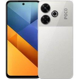 Smartphone Xiaomi Poco M6 Octa Core 6 GB RAM 128 GB Silberfarben 6,79"