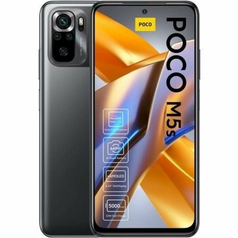 Smartphone Xiaomi POCO M5S 4-128 GY Octa Core 4 GB RAM 128 GB Grau