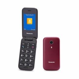 Mobiltelefon Panasonic KXTU400EXR Rot Burgunderrot