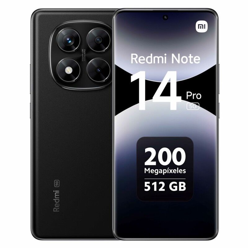 Smartphone Xiaomi Redmi Note 14 PRO 5G 6,67" Mediatek Dimensity 7300 12 GB RAM 512 GB Schwarz