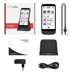 Smartphone Swiss Voice S510-C Schwarz