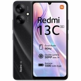 Smartphone Xiaomi REDMI 13C BLACK 6,74" Mediatek Dimensity 6100+ 4 GB RAM 128 GB Schwarz