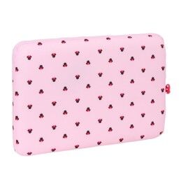 Laptop Hülle Minnie Mouse Naive Rosa 15,6'' 39,5 x 27,5 x 3,5 cm